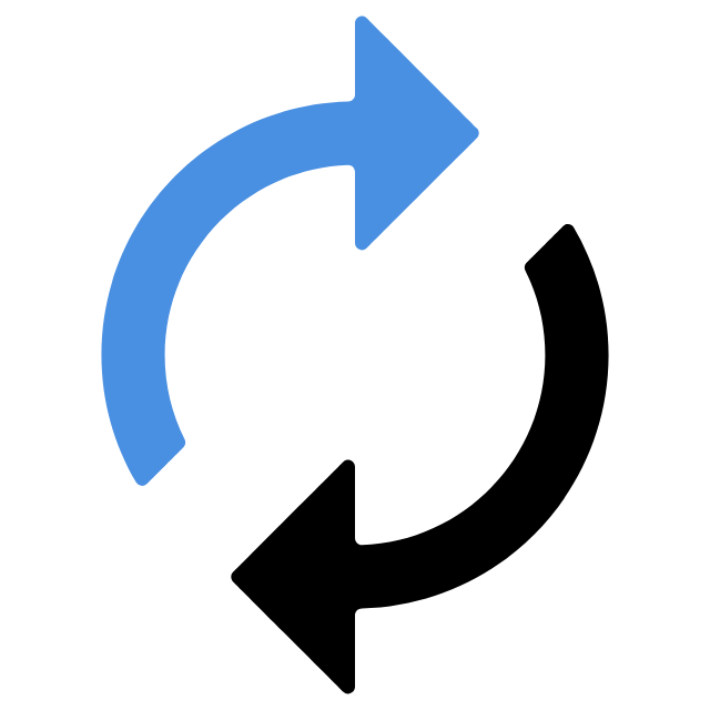 Lottie animation arrow rotating